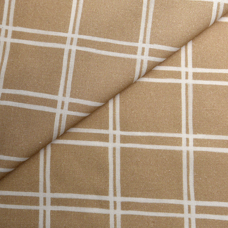 Tela estampada orgánica cuadros picnic CERTIFICADO GOTS (6 MTRS)