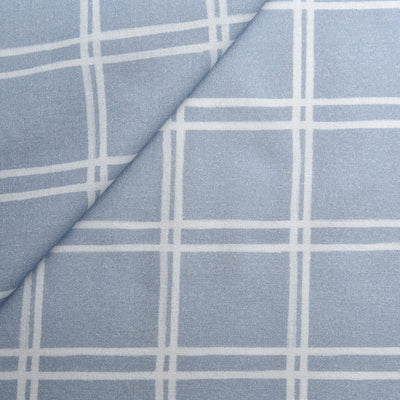 Tela estampada orgánica cuadros picnic CERTIFICADO GOTS (6 MTRS)