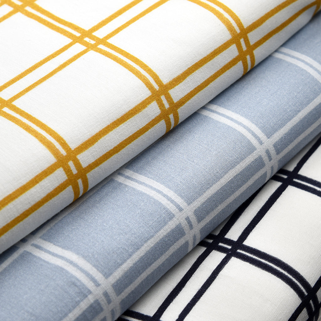 Tela estampada orgánica cuadros picnic CERTIFICADO GOTS (6 MTRS)