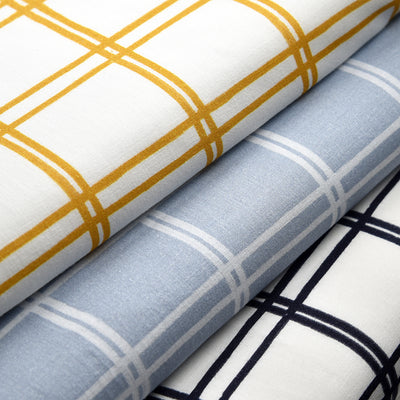 Tela estampada orgánica cuadros picnic CERTIFICADO GOTS (6 MTRS)