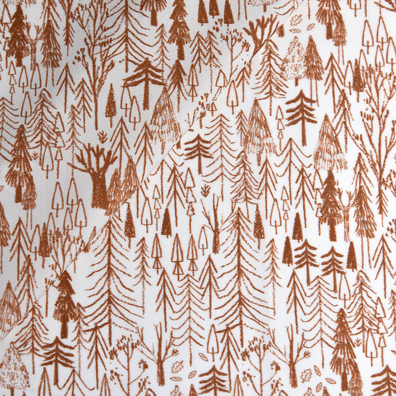 Tela estampada bosque into the wild (6 MTRS)