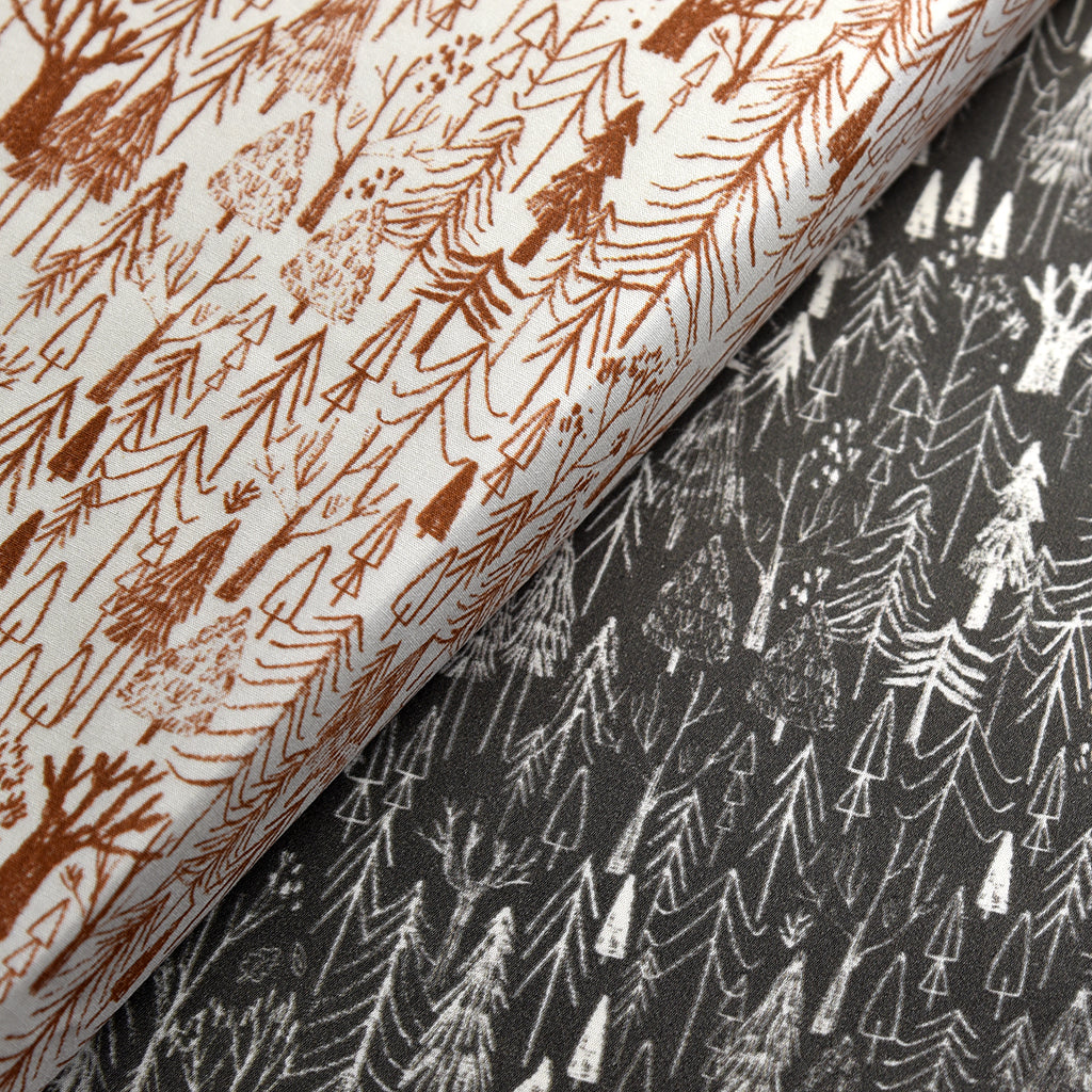 Tela estampada bosque into the wild (6 MTRS)