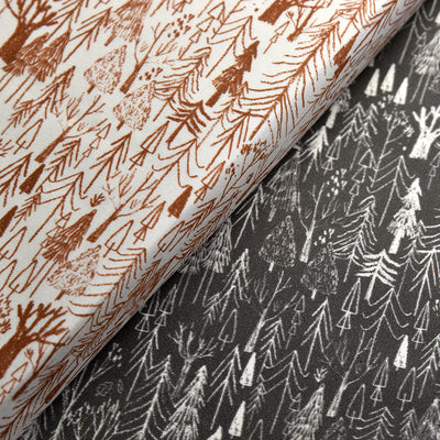 Tela estampada bosque into the wild (6 MTRS)