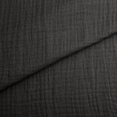 Tela doble gasa/muselina orgánica con efecto arrugado (6 MTRS) CERTIFICADO GOTS