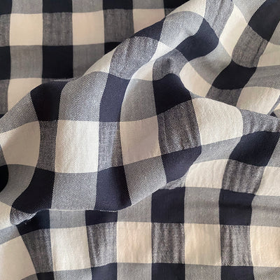 Tela vichy seersuker (6 MTRS) CERTIFICADO OEKO-TEX