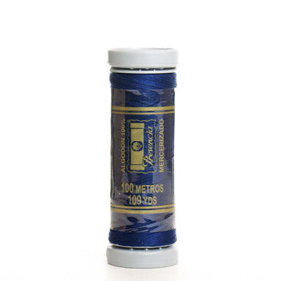 Hilo de coser 100% algodón colores (Blanco, amarillo, naranja, rojo, rosa, lila, azul, esmeralda)