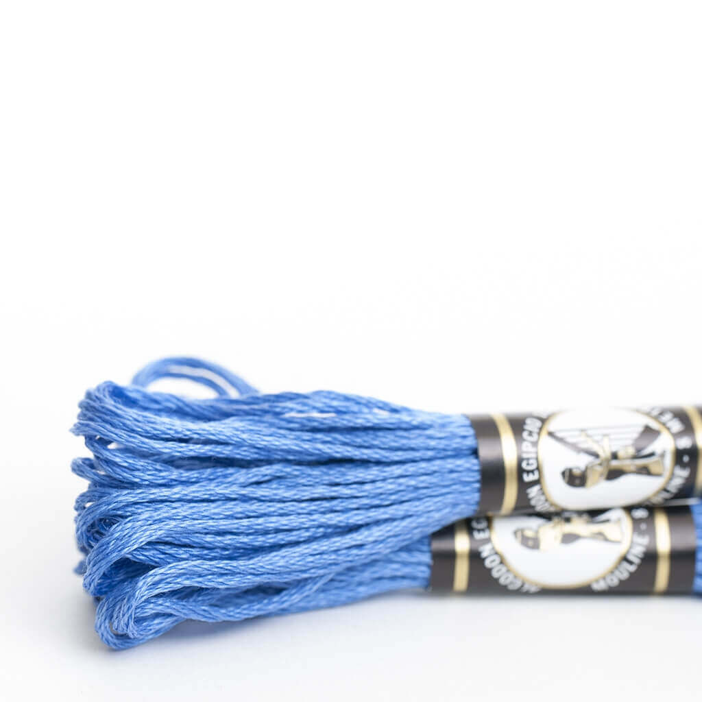 Mouliné especial Finca 100% algodón (violeta, lila, azul y verde)