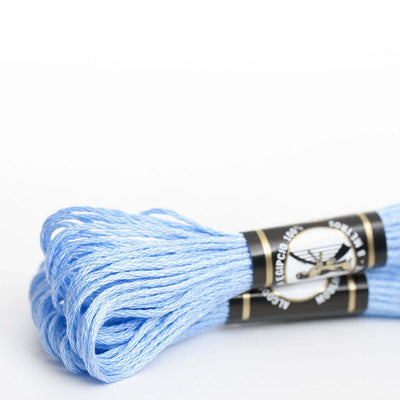 Mouliné especial Finca 100% algodón (violeta, lila, azul y verde)