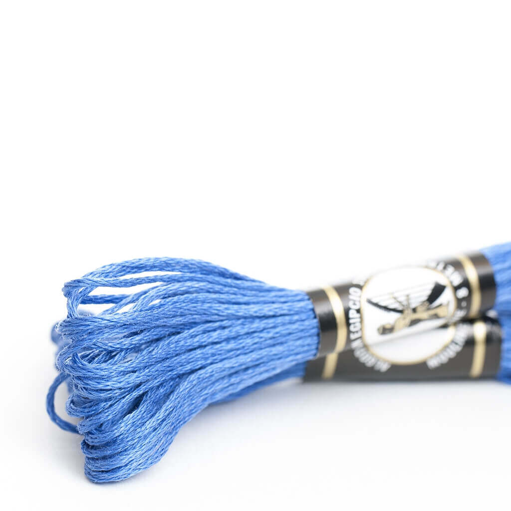 Mouliné especial Finca 100% algodón (violeta, lila, azul y verde)