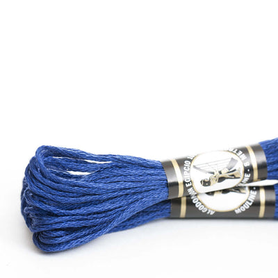 Mouliné especial Finca 100% algodón (violeta, lila, azul y verde)