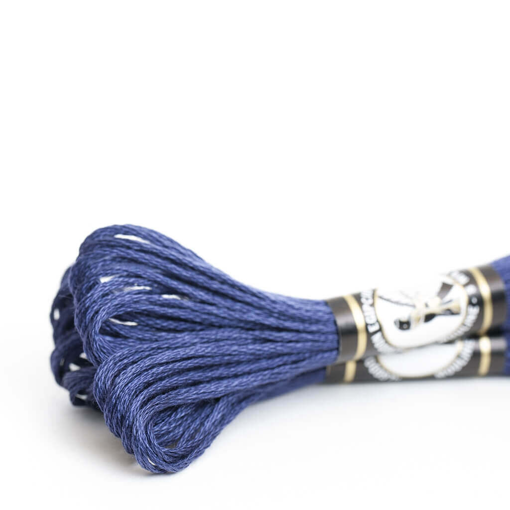 Mouliné especial Finca 100% algodón (violeta, lila, azul y verde)