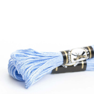 Mouliné especial Finca 100% algodón (violeta, lila, azul y verde)