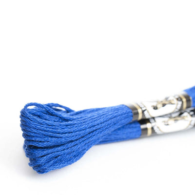 Mouliné especial Finca 100% algodón (violeta, lila, azul y verde)