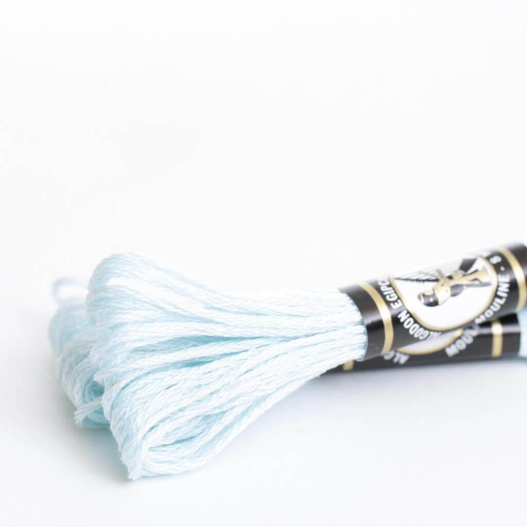 Mouliné especial Finca 100% algodón (violeta, lila, azul y verde)