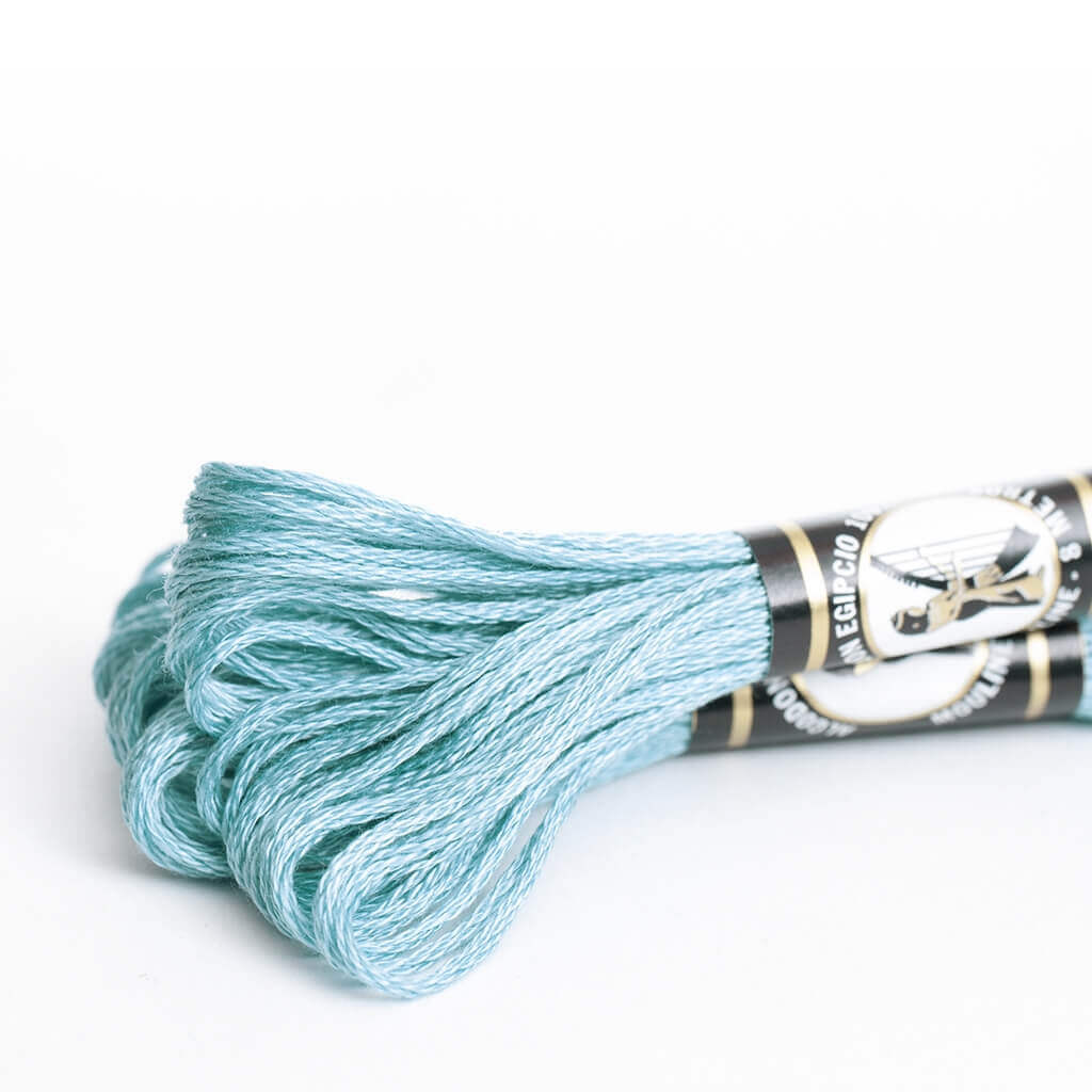 Mouliné especial Finca 100% algodón (violeta, lila, azul y verde)