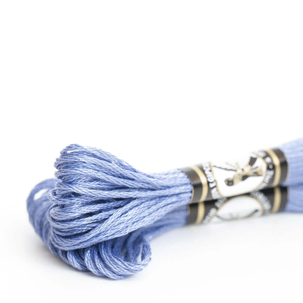 Mouliné especial Finca 100% algodón (violeta, lila, azul y verde)