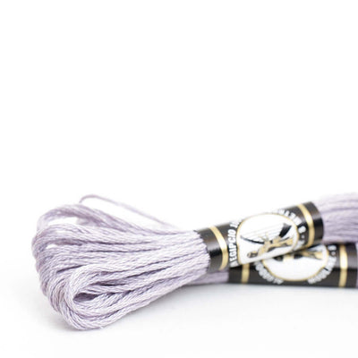 Mouliné especial Finca 100% algodón (violeta, lila, azul y verde)