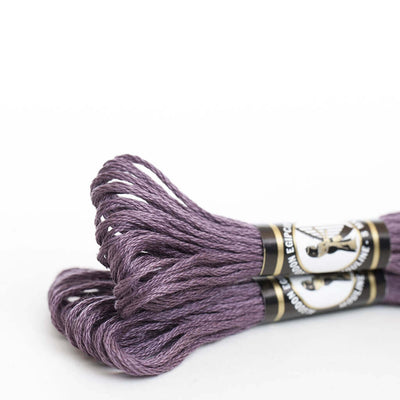 Mouliné especial Finca 100% algodón (violeta, lila, azul y verde)