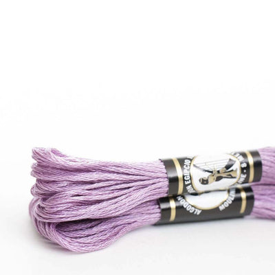 Mouliné especial Finca 100% algodón (violeta, lila, azul y verde)