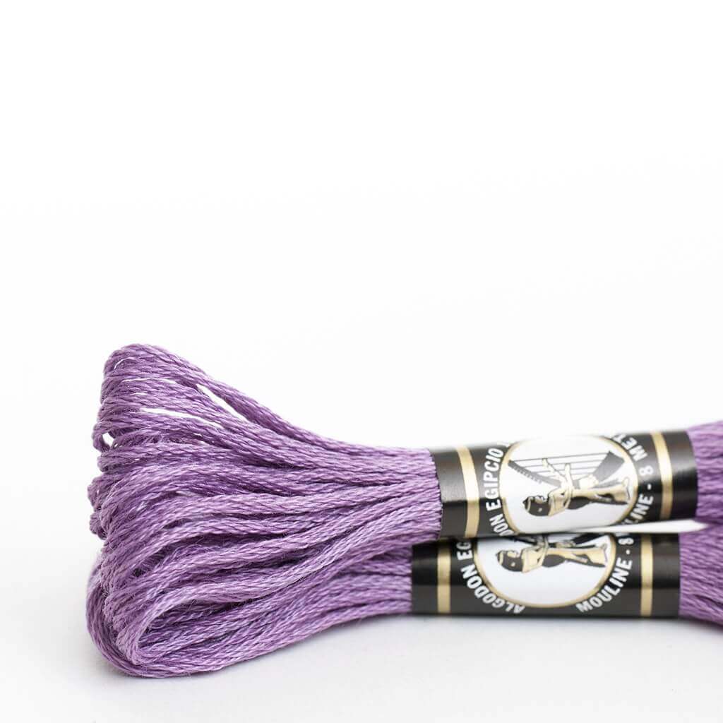 Mouliné especial Finca 100% algodón (violeta, lila, azul y verde)