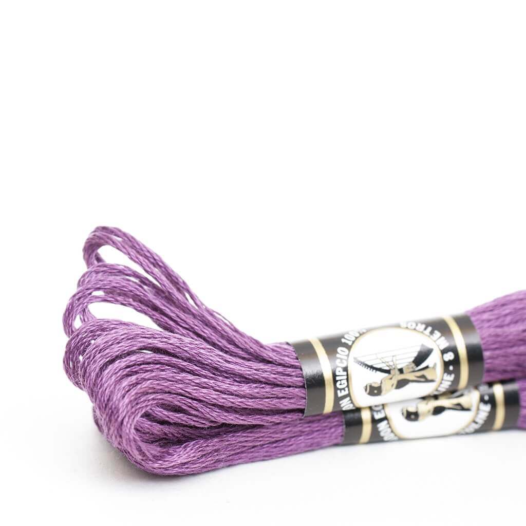 Mouliné especial Finca 100% algodón (violeta, lila, azul y verde)