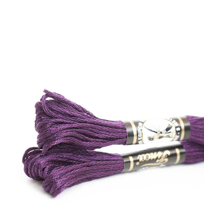 Mouliné especial Finca 100% algodón (violeta, lila, azul y verde)