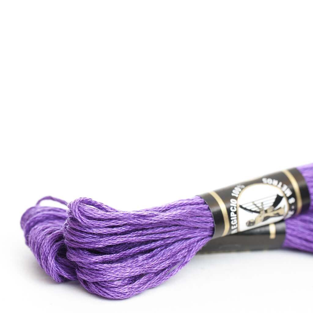 Mouliné especial Finca 100% algodón (violeta, lila, azul y verde)