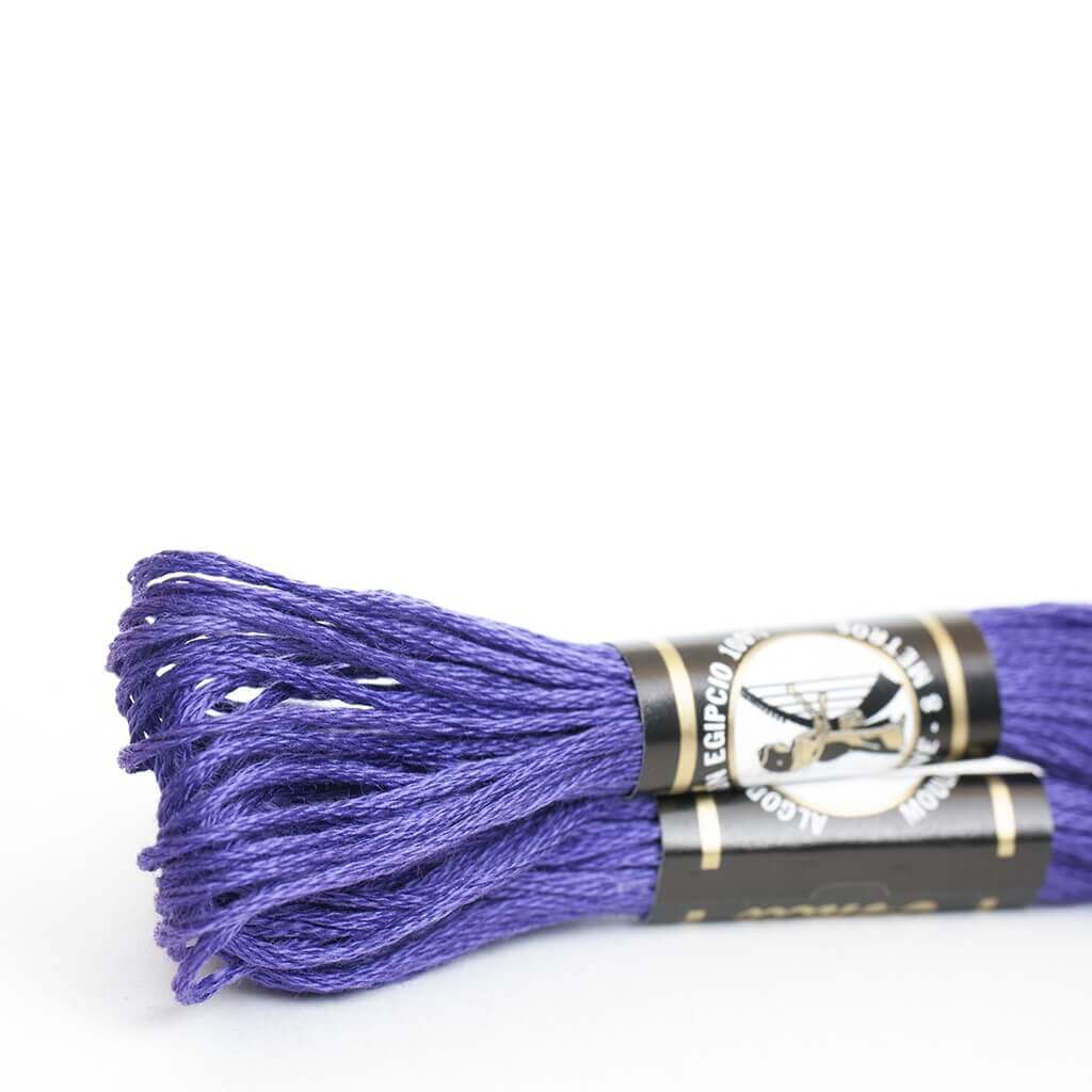 Mouliné especial Finca 100% algodón (violeta, lila, azul y verde)