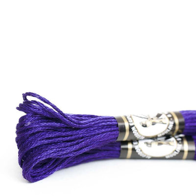 Mouliné especial Finca 100% algodón (violeta, lila, azul y verde)