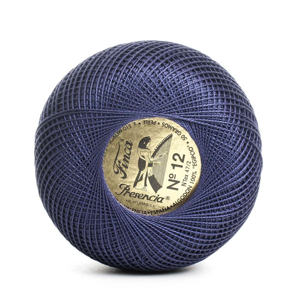 Perlé Finca 100% algodón egipcio nº12 colores fríos