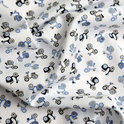 Tela popelin estampado scooters (6 MTRS)