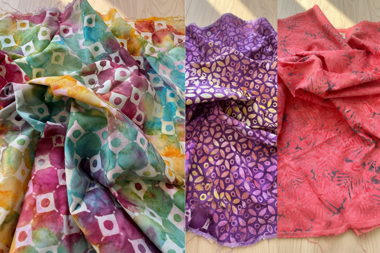 Telas Batik: qué son, cómo se hacen y cómo usarlas en tus proyectos creativos