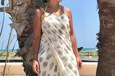 DIY El pareo de doble gasa