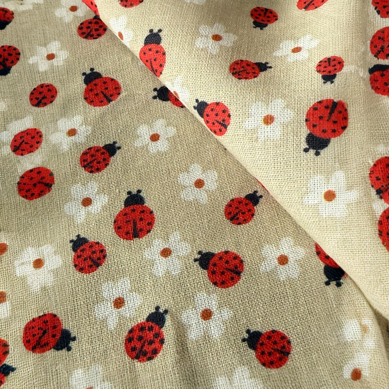 TELA POPELIN ALGODON MARIQUITA