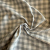 TELA VICHY ALGODON LYS GRIS (cuadro 8mm) GOTS