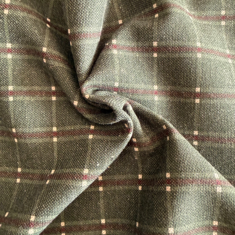 TELA NAVIDAD ALGODÓN TARTAN VERDE BOTELLA