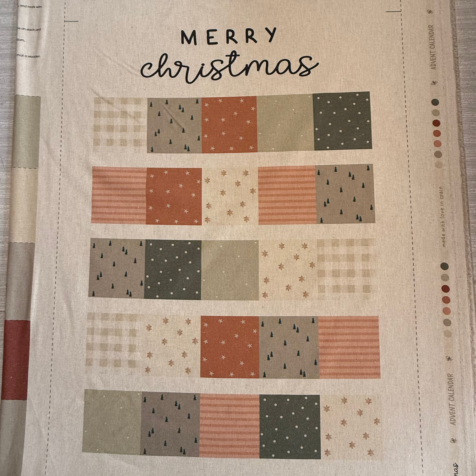 PANEL CALENDARIO ADVIENTO