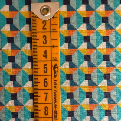 TELA POPELÍN ALGODÓN ZIGGY 3D