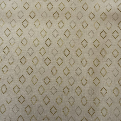 TELA POPELÍN ALGODÓN 100% ROMBO AMARILLO OEKO-TEX GOTS