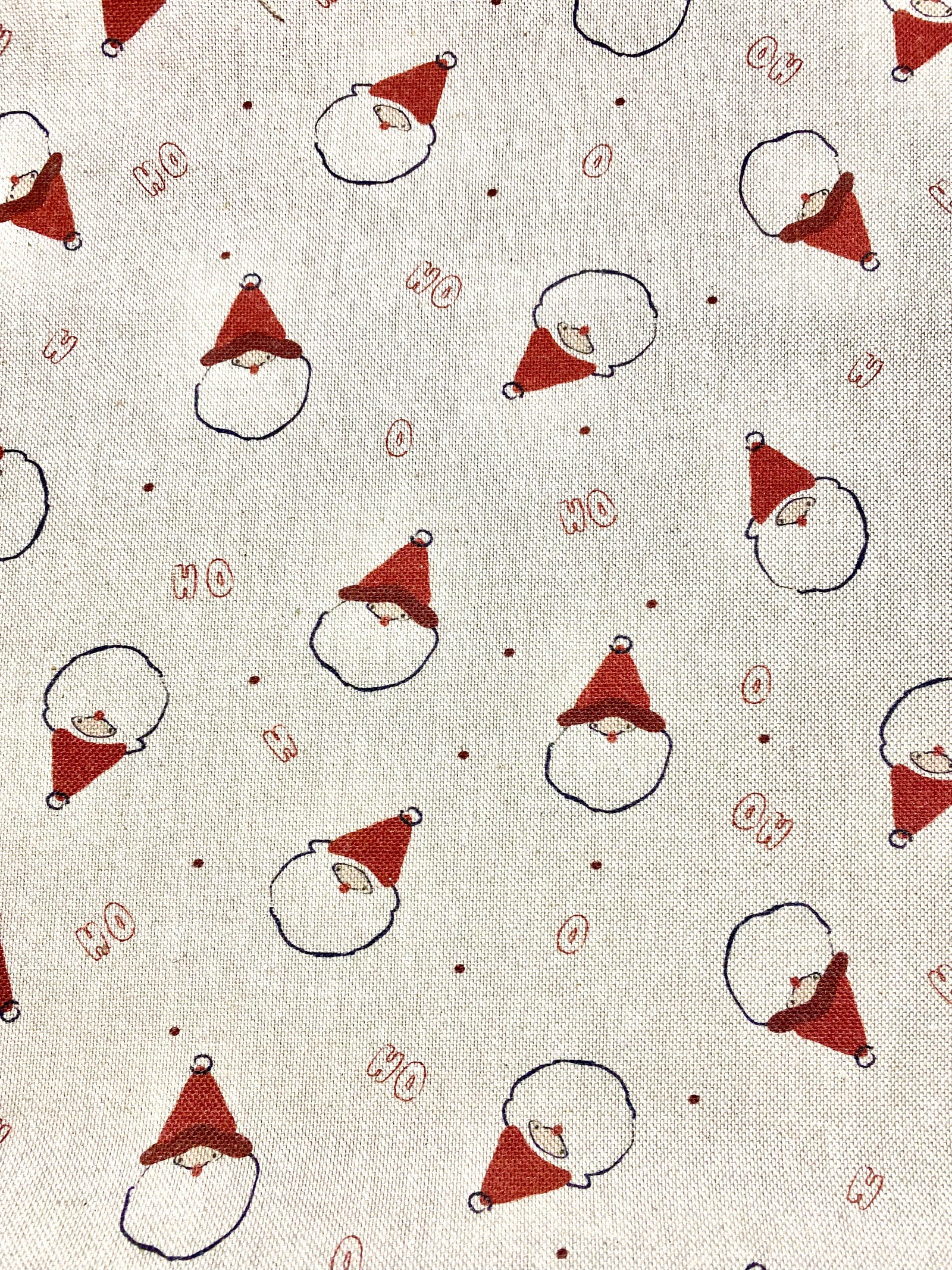 Tela algodón 100% Certificado GOTS - PAPA NOEL