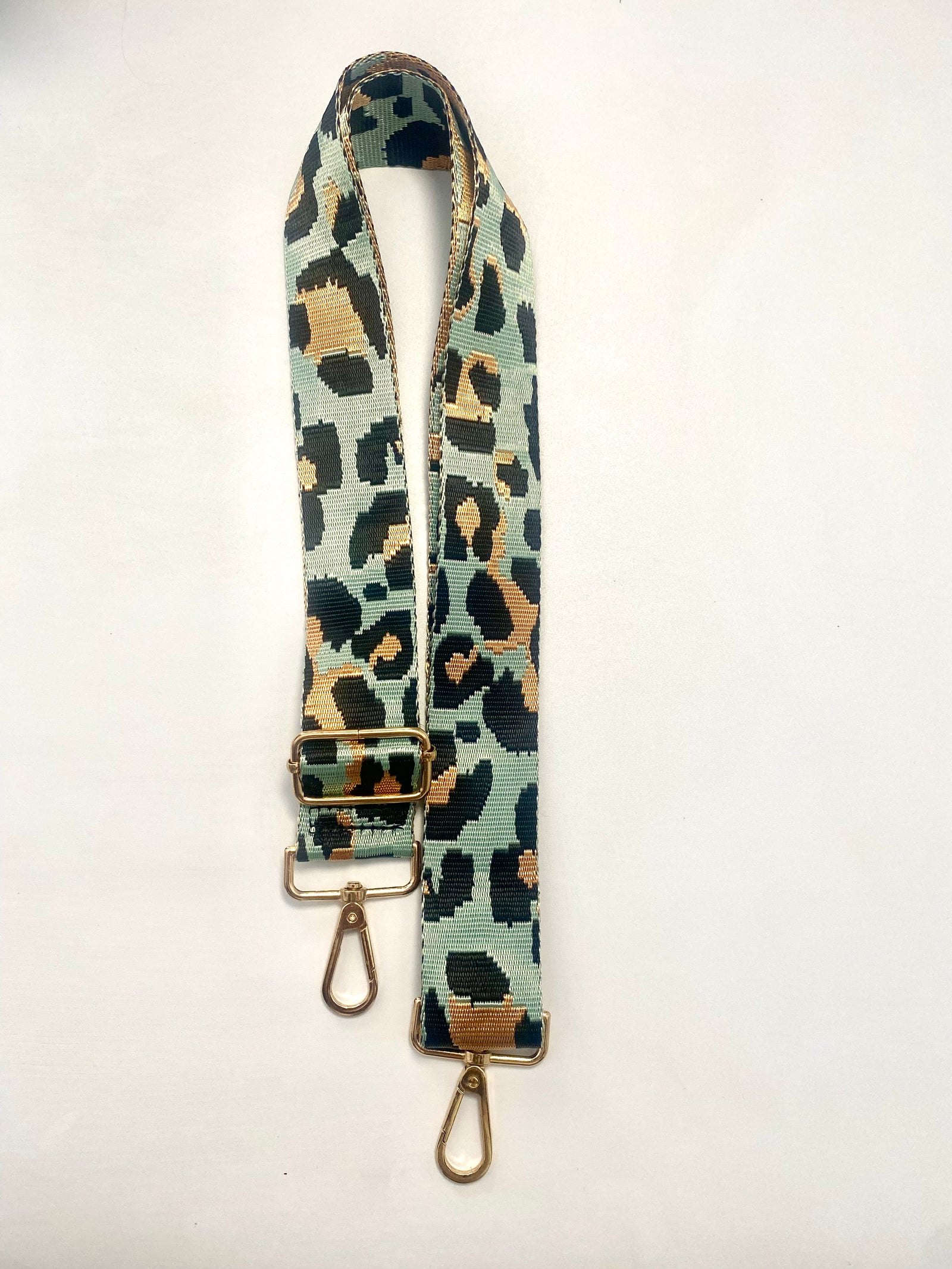 CORREA ANIMAL PRINT VERDE