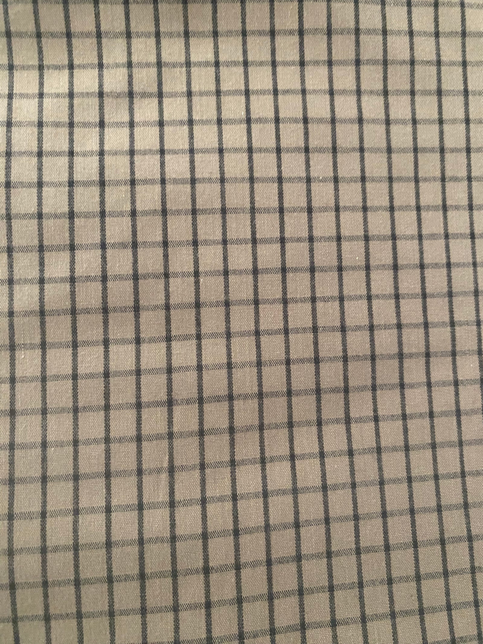 Tela viyela/viella CUADROS BEIGE (CM) CERTIFICADO GOTS