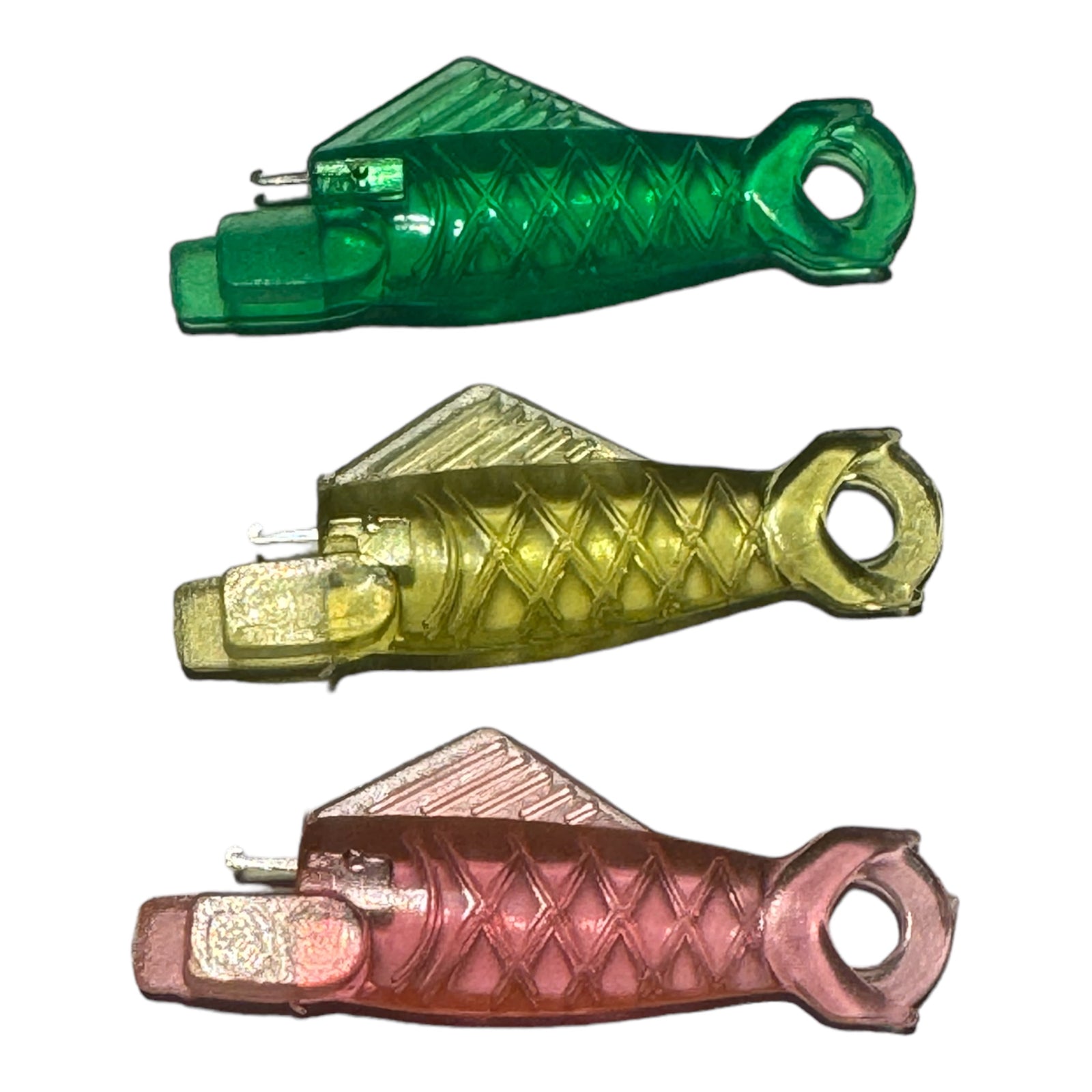 Enhebrador en forma de pez