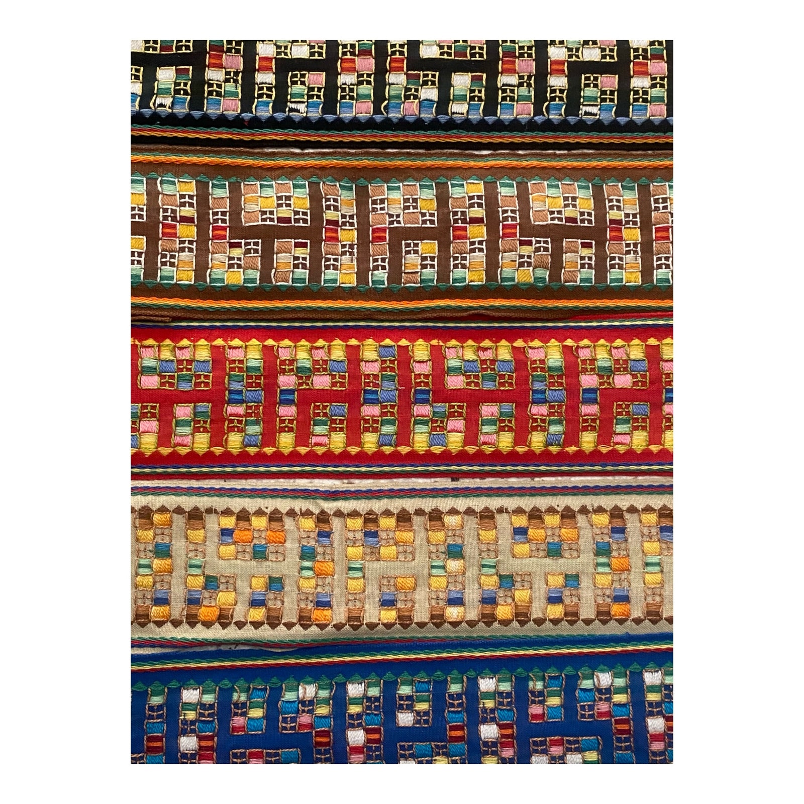 CUBRECOSTURAS VINTAGE TETRIS ancho 30mm y 50mm