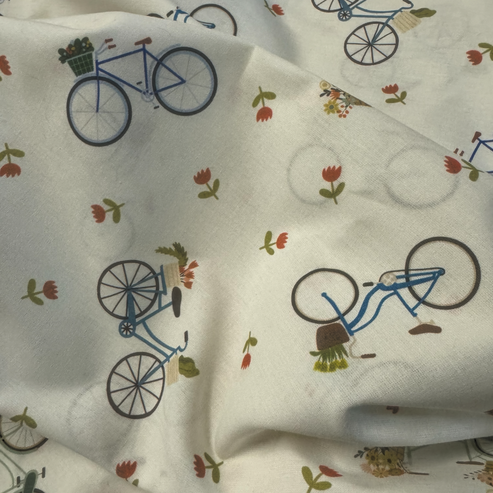 TELA ALGODON BICICLETAS HOLANDESAS