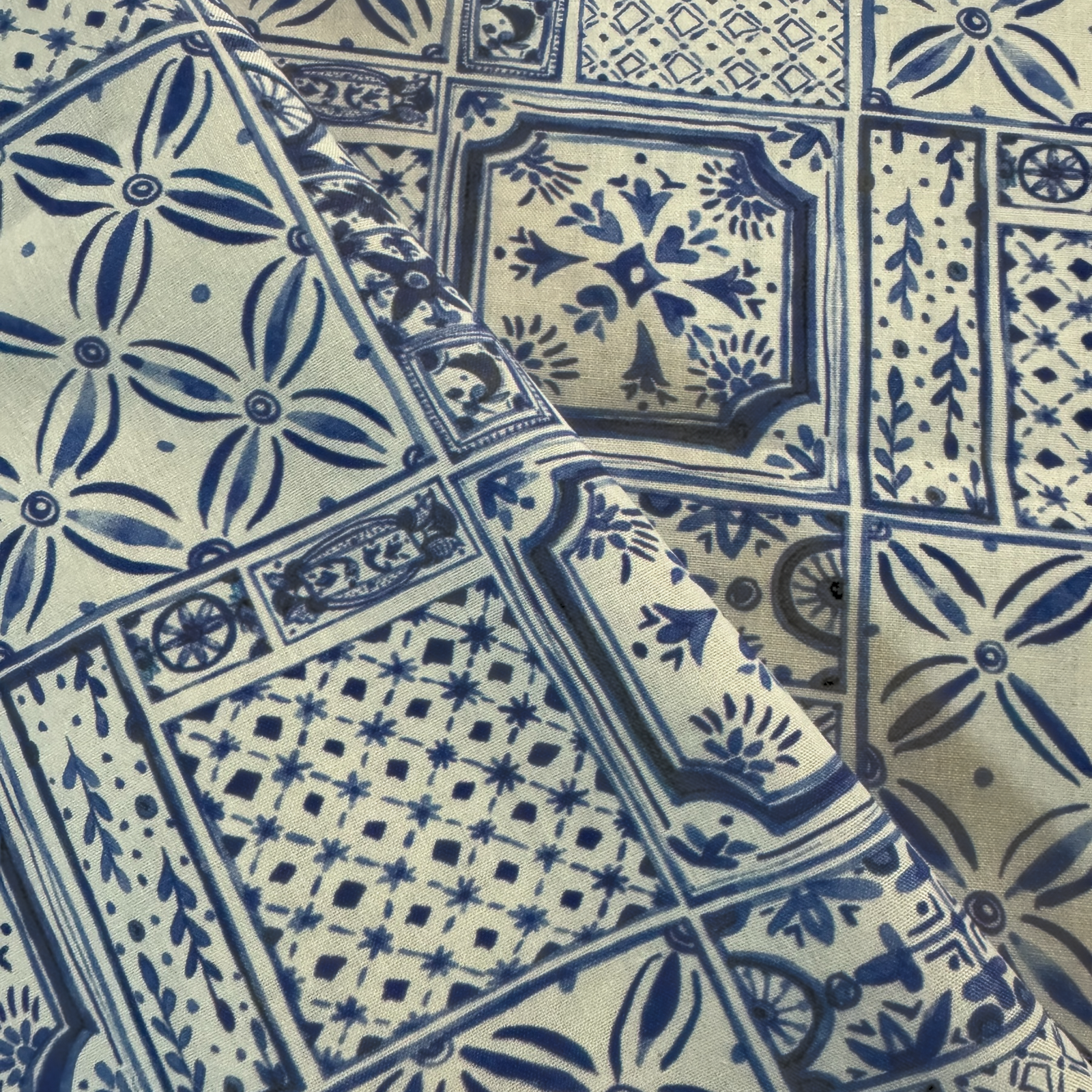 TELA ALGODON MOSAICO PORTUGUES