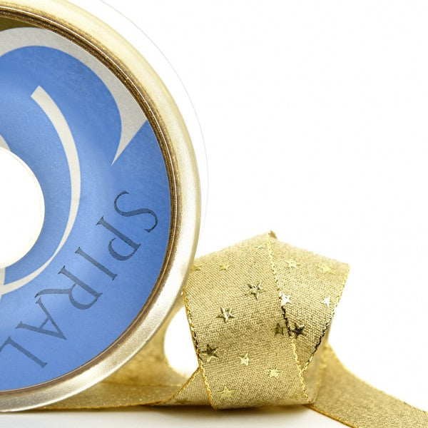 Cinta fantasía estrellas metalizada (15 MTRS)