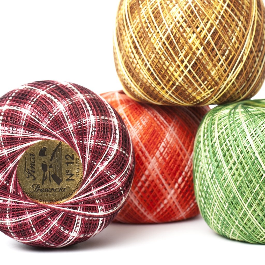 Perlé finca 100% algodón egipcio colores matizados 00825