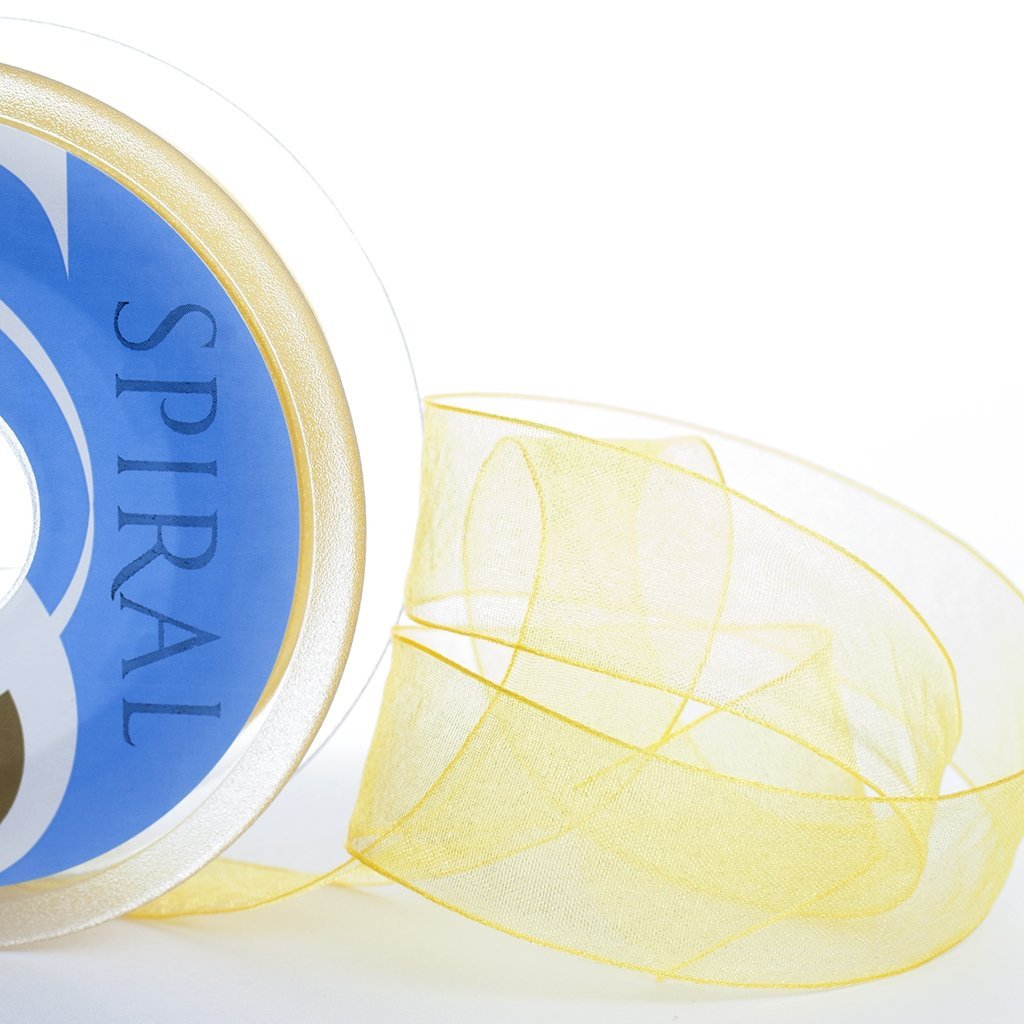 Cinta organdí ancha pieza 25 MTRS (38mm y 64mm)