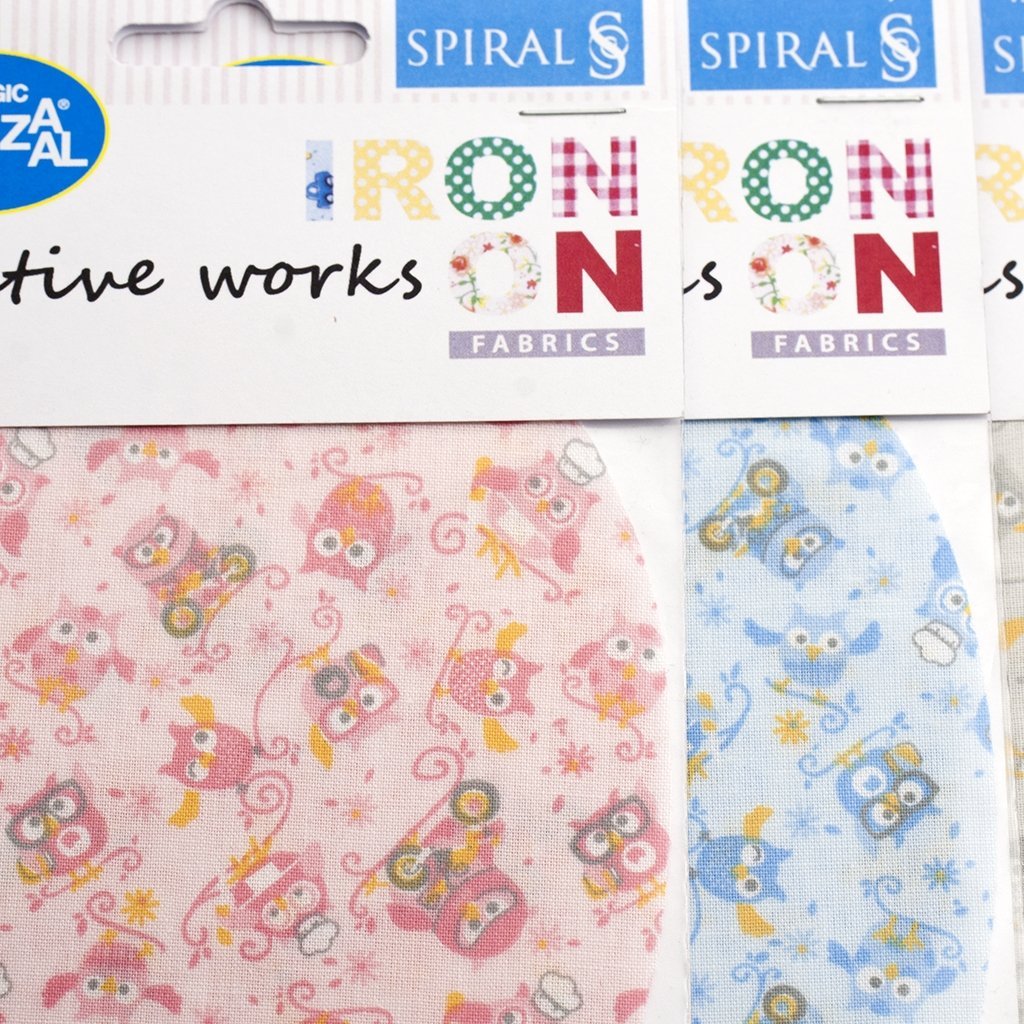 Termoadhesivo estampado búhos 06528CO